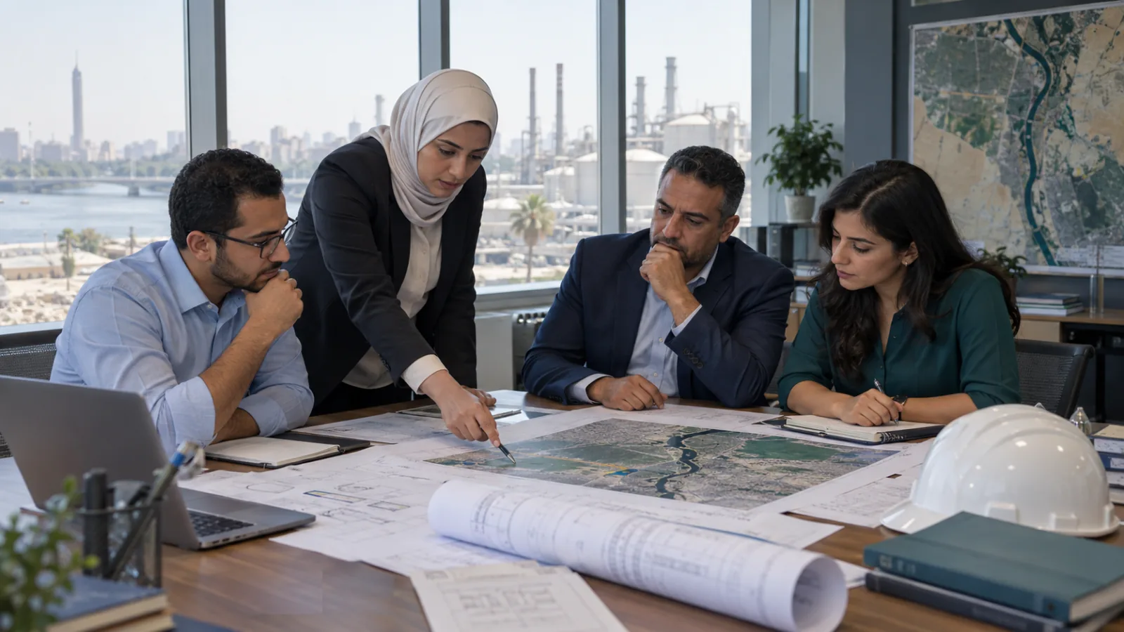 EnviGlobe consultancy team ready to discuss environmental and engineering requirements