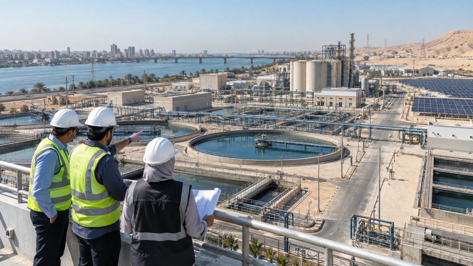 Illustrative environmental engineering and infrastructure context in Egypt