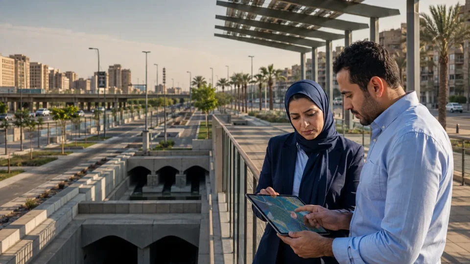 Engineers assessing climate resilience of Greater Cairo infrastructure
