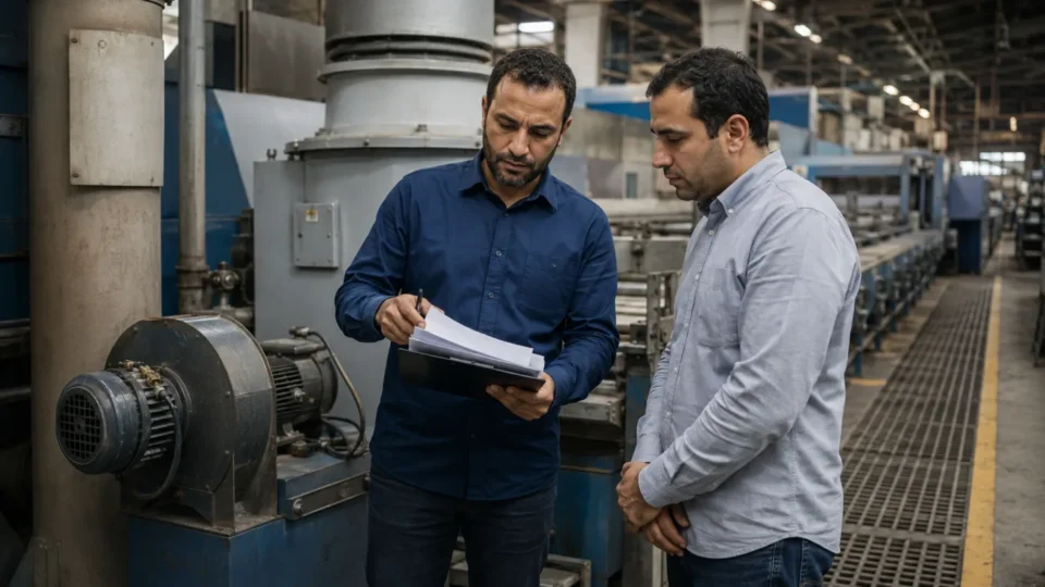 Environmental compliance audit at an Egyptian industrial facility